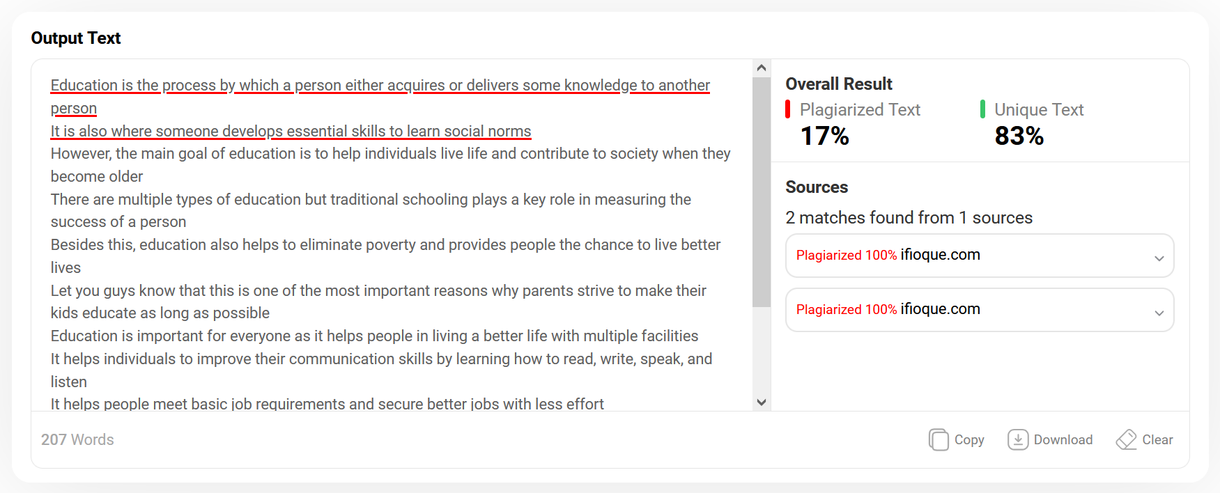 Plagiarism Checker